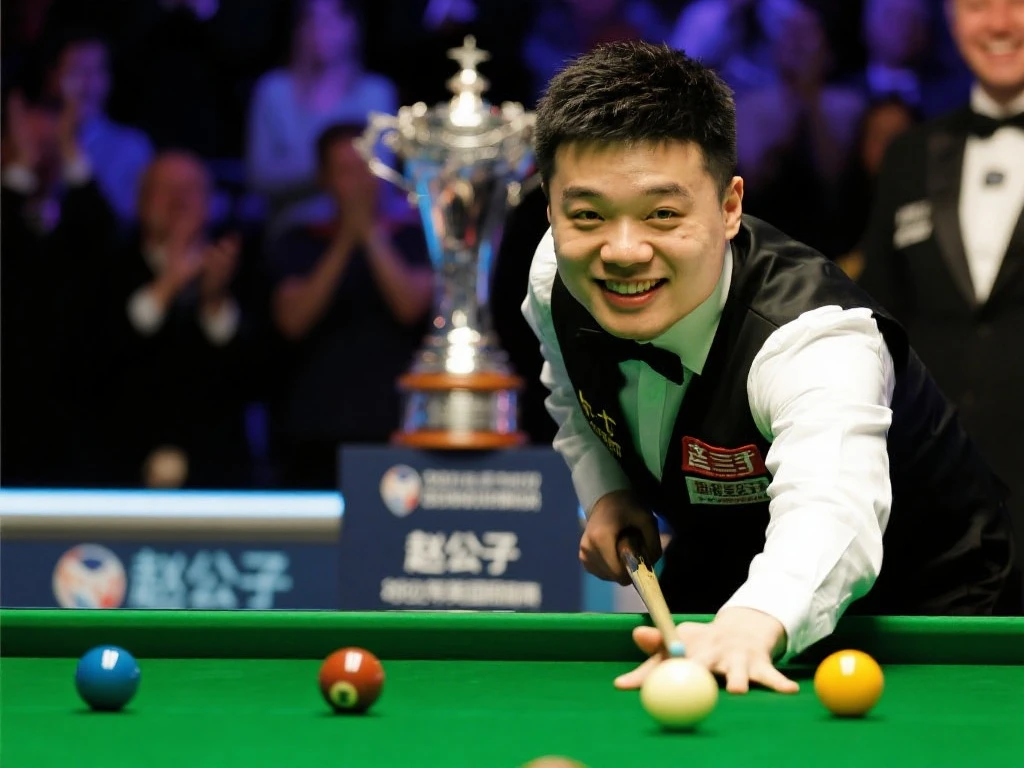 🏆历史性突破！赵心童加冕世锦赛冠军，成中国斯诺克第一人，超越丁俊晖